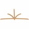 Ekena Millwork Davenport Timber Gable Bracket, Western Red Cedar, 108"W x 58"H x 1 1/2"D x 3 1/2"F, 13/12 Pitch GBW108X58X0204DAV00SWR - alternate 4